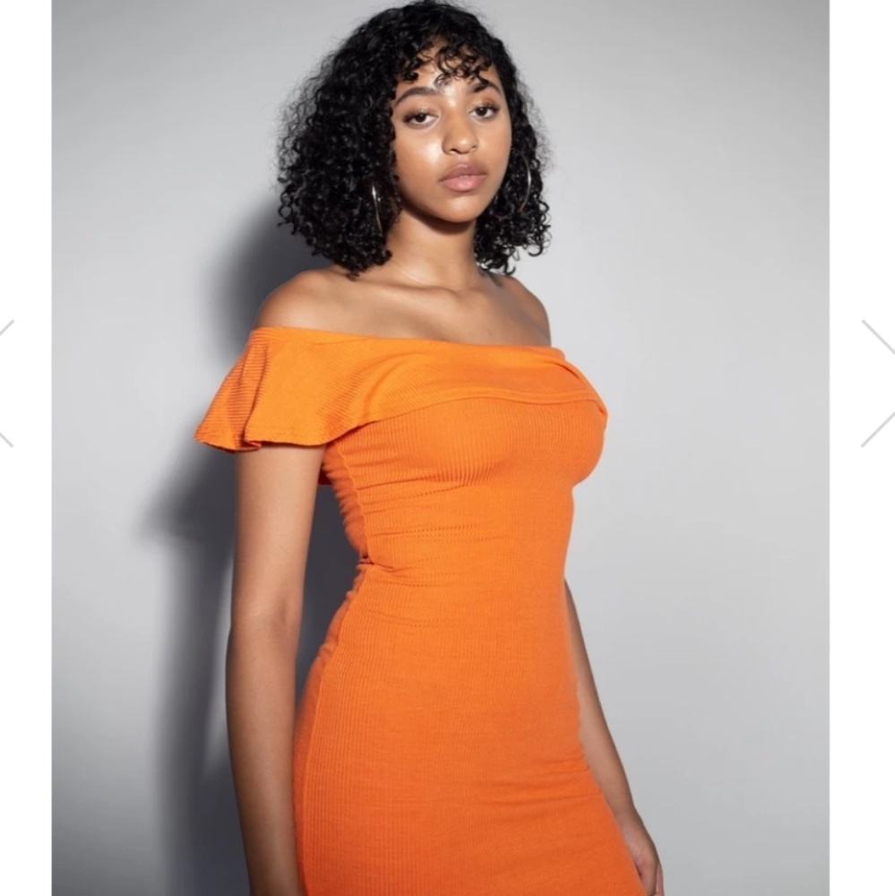 ribbed tube dress